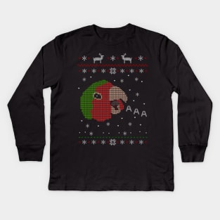 lovebird ugly christmas #1 Kids Long Sleeve T-Shirt